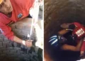 Rescatan a una mujer que cayó en un pozo de casi 12 metros mientras estaba en su hogar