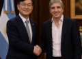 Caputo se reunió con el ministro de Industria de Corea del Sur