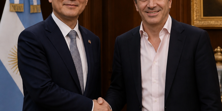 Caputo se reunió con el ministro de Industria de Corea del Sur