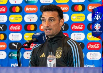 La Selección se entrenará por primera vez en Atlanta y Scaloni ofrecerá una conferencia de prensa antes del encuentro con Egipto