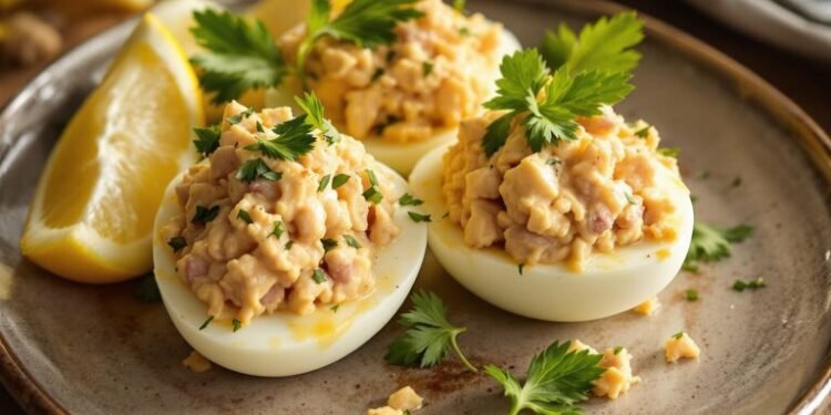 Los secretos para preparar los perfectos huevos rellenos de atún en 12 minutos