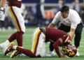 Una estrella de la NFL sufre una grave lesión en pleno partido: la reacción de Tom Brady en la transmisión