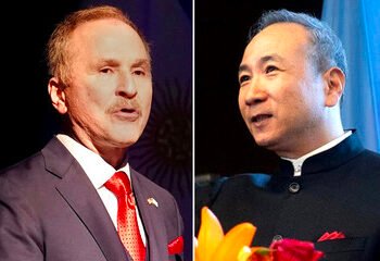 La Embajada china critica a Peter Lamelas por sus acusaciones de amenazas