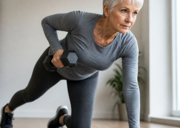 Ejercicio de fuerza recomendado para combatir la pérdida de masa muscular en adultos mayores
